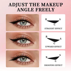 MASISDAOZ Eyeliner Stamp left and right labels aid perfect wing symmetry
