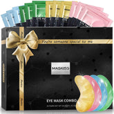 Maskiss under-eye patches variety colors packaging demonstrates gift-ready skincare.