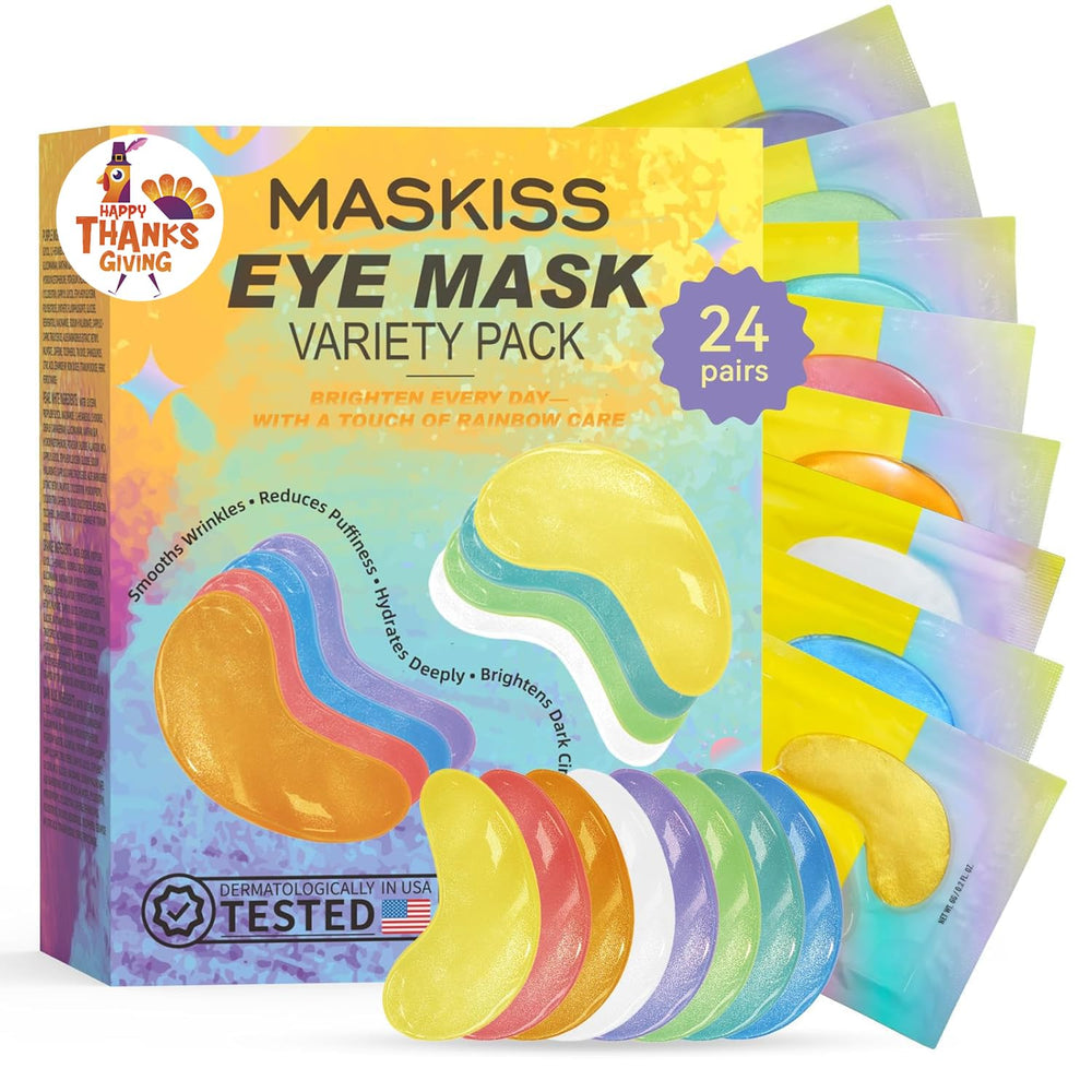 Maskiss Under Eye Patches color palette for targeted under-eye care and hydration.
