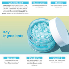 masque BAR shea butter nourishment swatch demonstrates deep hydration and soothing radiance