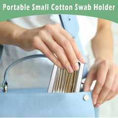 MatFirsmo cotton-swab-holder see-through-top offers quick content visibility.