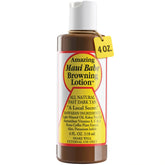 Maui Babe Browning Lotion bottle demonstrates natural tan acceleration and skin hydration.