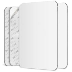 Mavoro 7x9 shaving mirror for shower with 3M adhesive and easy peel-and-stick installation