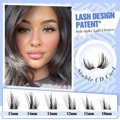 Mavphnee bond and seal lash glue with tweezers provide secure, precise cluster placement.