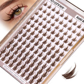 Mavphnee brown lash clusters manga extensions blend naturally for manga-inspired volume.