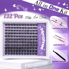 Mavphnee dual-ended bond-seal glue ensures secure, long-lasting lashes.