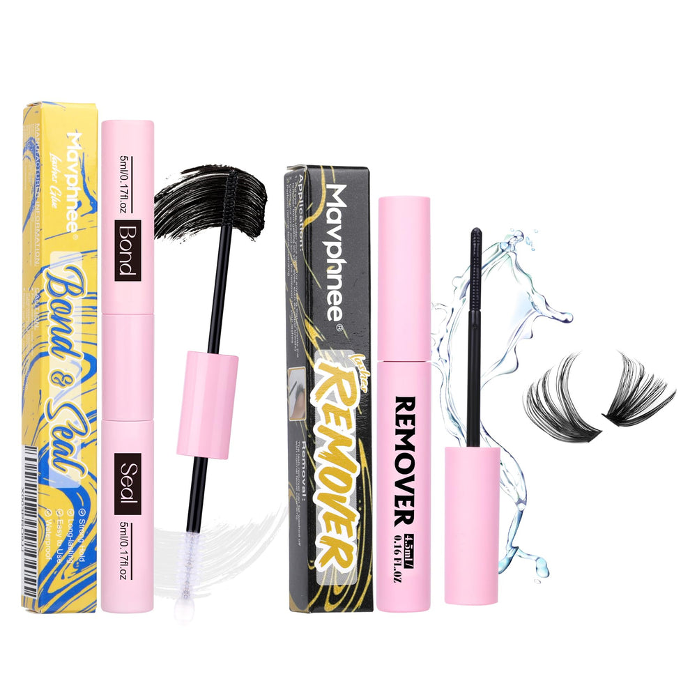 Mavphnee Lash Bond and Seal Kit box for easy at-home lash setup.