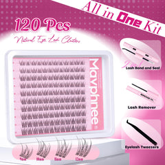 Mavphnee precision lash tweezers for accurate placement during application.