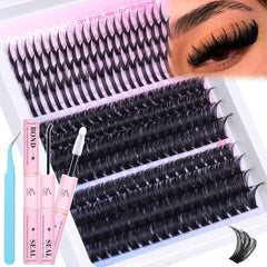Mavphnee spiky lash clusters for edgy texture and manga-inspired looks