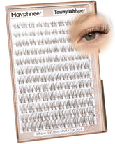 Mavphnee Venus brown lash clusters package shows natural color blend for subtle enhancement.