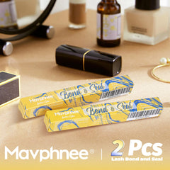 Mavphnee waterproof-sweatproof lash glue seals lashes in any weather.