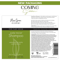 Max Green Alchemy MGA vegan hair conditioner apply shot indicates detangling and frizz control