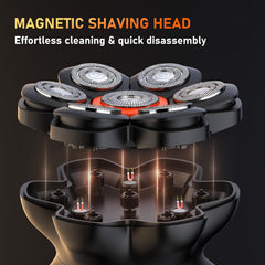 MAXGROOM dual-speed settings provide gentle or powerful shaves for all hair types.