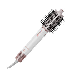 MaxGroom hair dryer brush 110k rpm motor speeds drying with powerful airflow.