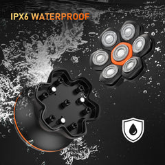 MAXGROOM IPX6 waterproof design lets you shave in wet or dry conditions.