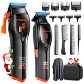 MAXGROOM professional hair clippers with 9000rpm motor enabling fast, clean fades