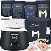 Maxpearl Digital Waxing Kit digital warmer heats quickly for efficient at-home waxing.