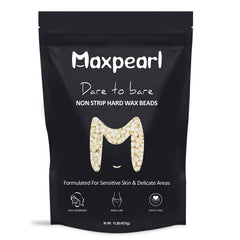Maxpearl wax beads creamy film blend for gentle facial hair removal