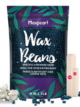 Maxpearl wax beads refill bag for at-home waxing and cost savings.
