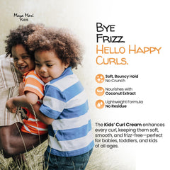 MAYA MARI Kids Curl Cream coconut oil ingredient nourishes curls
