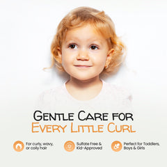 MAYA MARI Kids Curl Cream assists detangling with wide-tooth comb