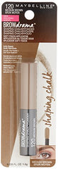 Maybelline Brow Drama brush enables precise application for clean, defined brows.