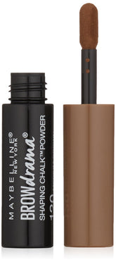 Maybelline Brow Drama powder compact offers soft, bold brows for all-day definition.