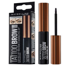 Maybelline Brow Tattoo brush applicator demonstrating precise brow application