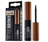 Maybelline Brow Tattoo light brown bottle showing long-lasting tint for daily wear