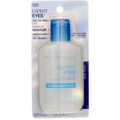 Maybelline Expert Eyes oil-free remover soft-wipe demonstrates smooth makeup removal.