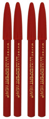 Maybelline Expert Wear Twin Brow and Eye Pencil velvet black closeup application defines brows and eyes.