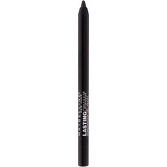Maybelline Eyestudio Lasting Drama waterproof matte gel pencil Onyx closeup shows smudge-resistant long-wear black