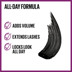 Maybelline The Falsies Lash Lift Fiber-Infused Formula adds length and volume without clumps.