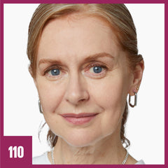 Maybelline Instant Age Rewind Eraser Foundation sponge-tip applying blur effect.