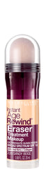 Maybelline Instant Age Rewind Foundation bottle in Sandy Beige for even tone