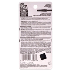 Maybelline Lash Sensational Luscious Waterproof Mascara after first coat shows dramatic lift and separation