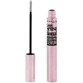 Maybelline Lash Serum bottle close-up showing conditioning formula.