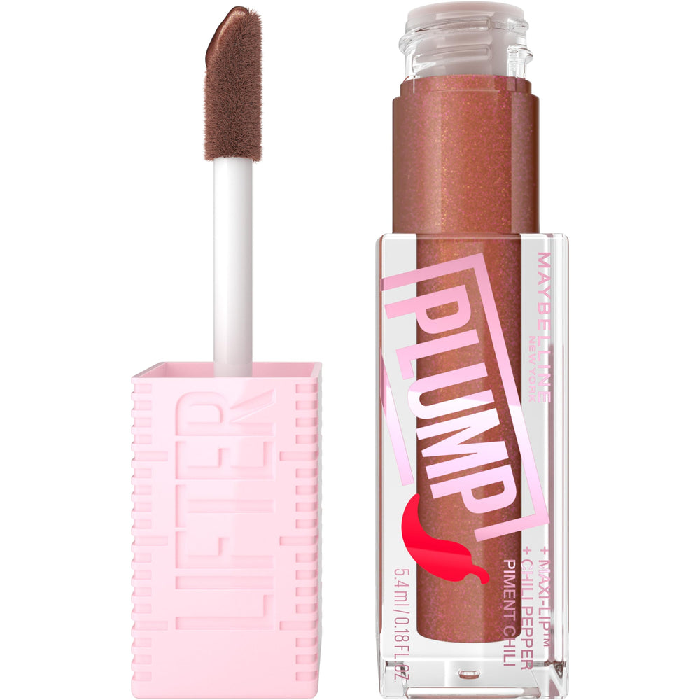 MAYBELLINE Lifter Gloss Plump heated sensation for instantly voluminous lips.