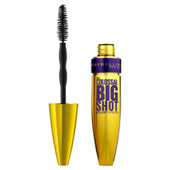Maybelline Colossal Big Shot mascara tube on white backdrop