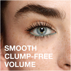 Maybelline Snapscara waterproof formula swatch demonstrating sweat and heat resistance.
