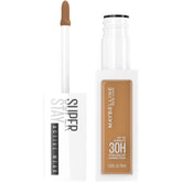 Maybelline Super Stay Concealer tube and cap for long-lasting wear.