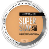 Maybelline Super Stay Hybrid Powder Foundation 332 shade swatches for versatile coverage