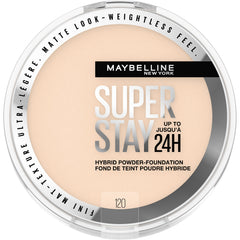 Maybelline Super Stay Hybrid Powder Foundation soft matte finish compact for all-day wear