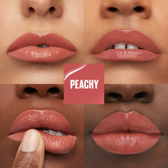Maybelline Super Stay Vinyl Ink flocked applicator delivers smooth, even coverage.