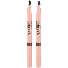 Maybelline Total Temptation eyebrow pencil with spoolie to blend and shape natural brows.