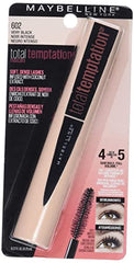 Maybelline Total Temptation Mascara brush closeup showing fluffy lash definition.