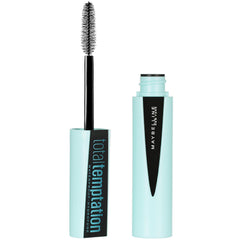 Maybelline Total Temptation mascara wand close-up for fluffy defined lashes