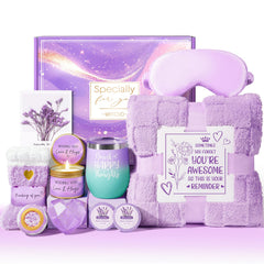 MAYICIVO Christmas Spa Gift Basket Women—festive gift basket for indulgent self-care.