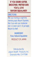 Mayumi Squalane Skin Oil in routine setup demonstrates easy daily hydration boost.