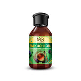 MB Herbals Bakuchi oil bottle—pure, undiluted, ready for external skincare use.